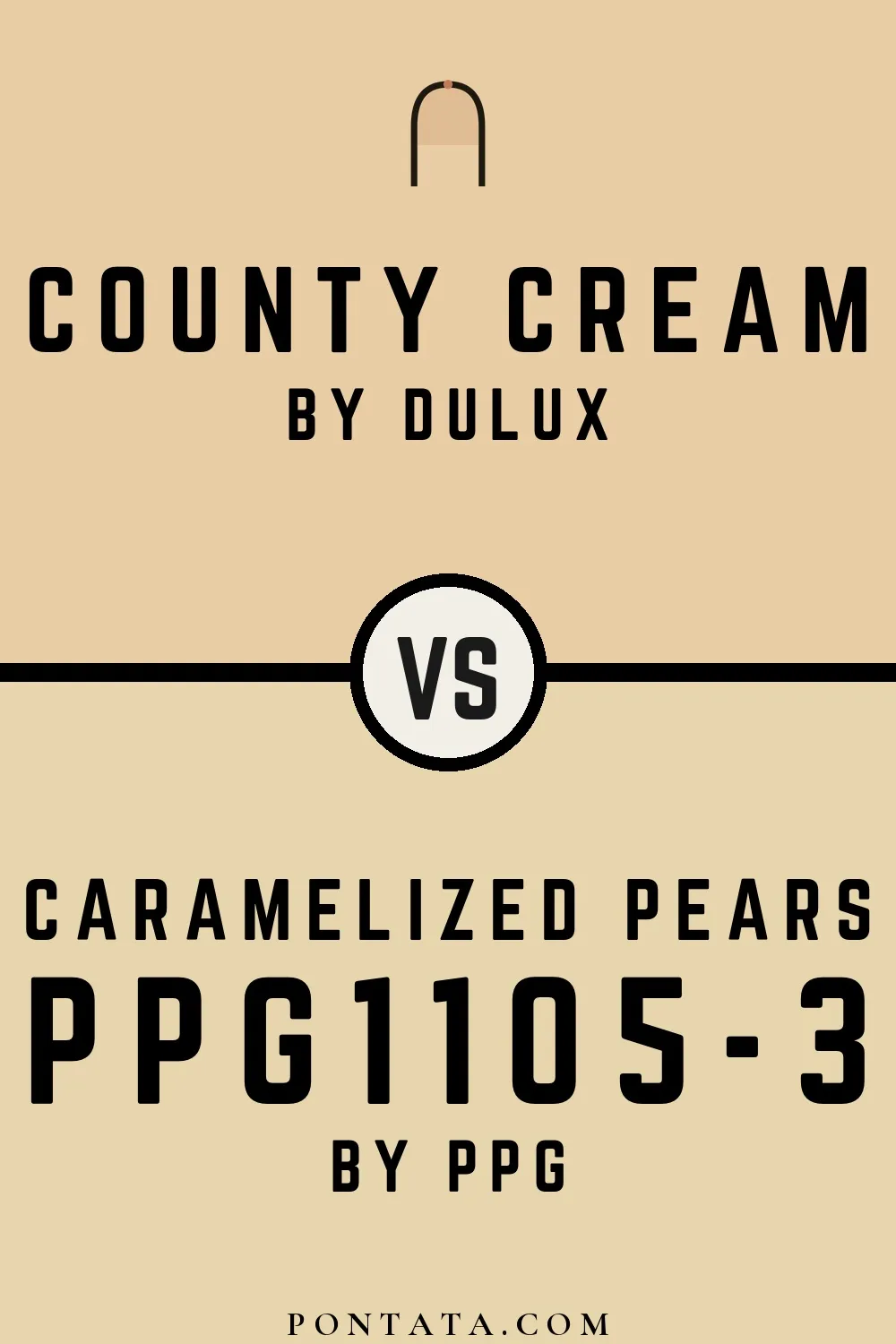 County Cream vs Caramelized Pears
