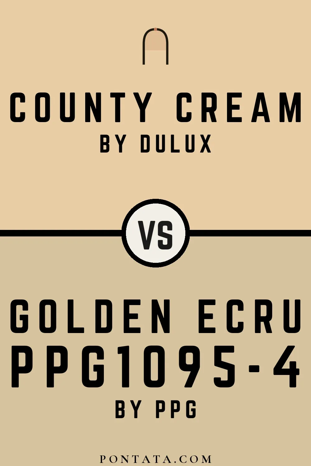 County Cream vs Golden Ecru