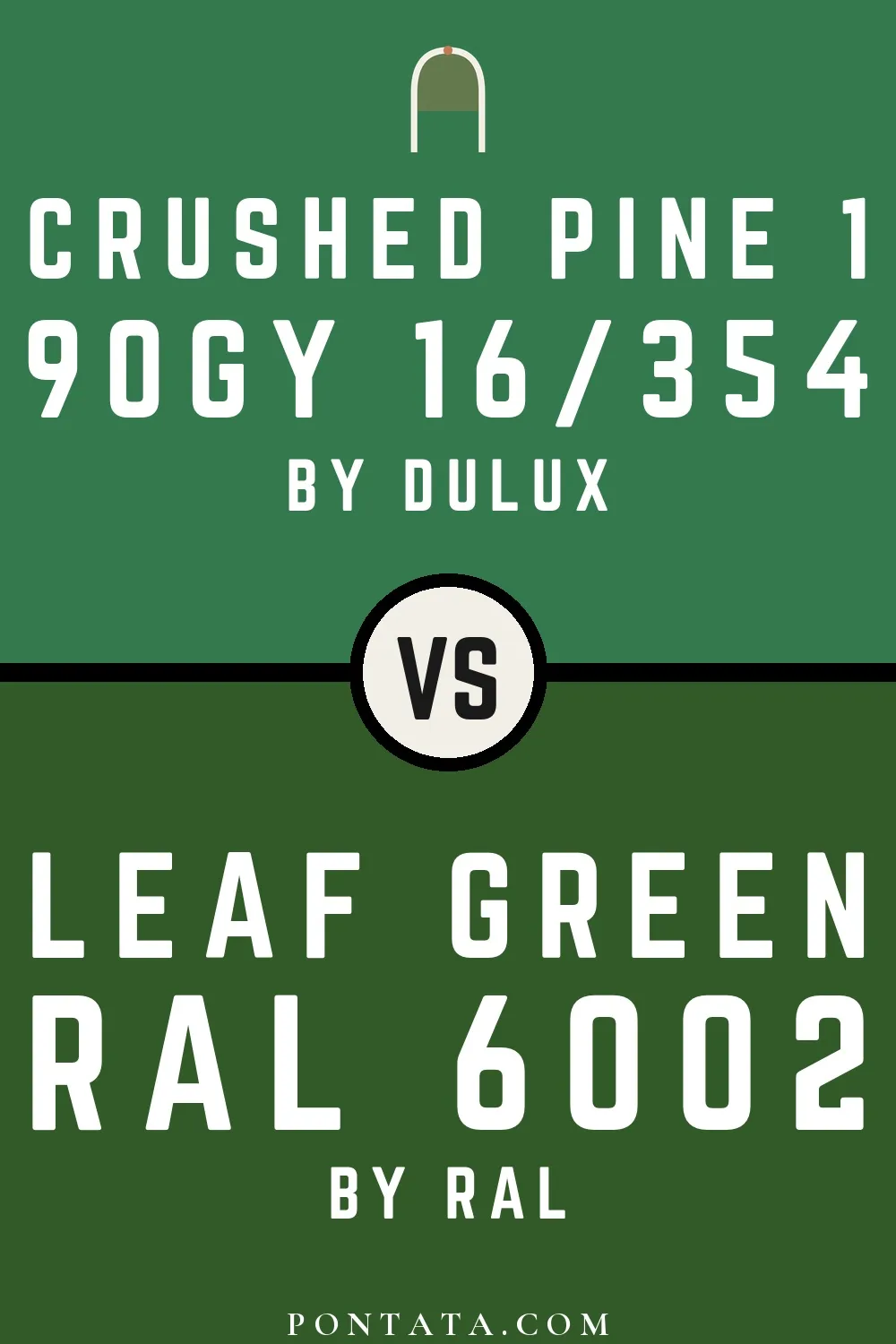 Crushed Pine 1 vs Leaf green