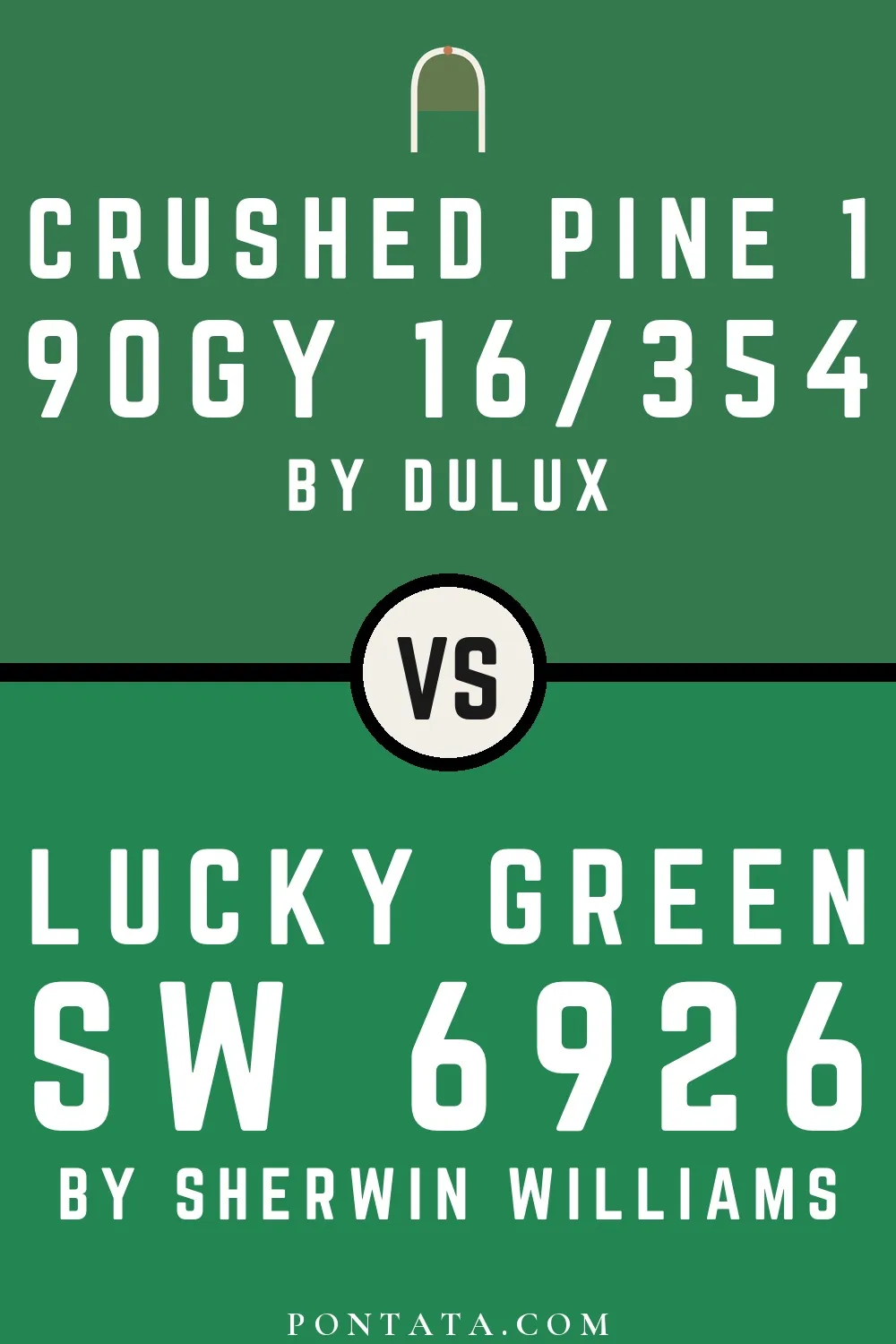 Crushed Pine 1 vs Lucky Green