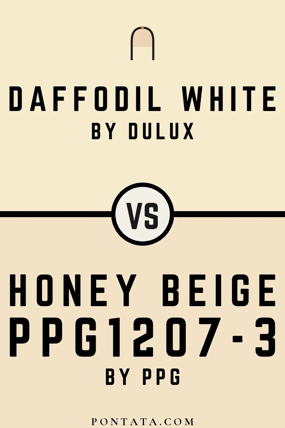 Daffodil White vs Honey Beige