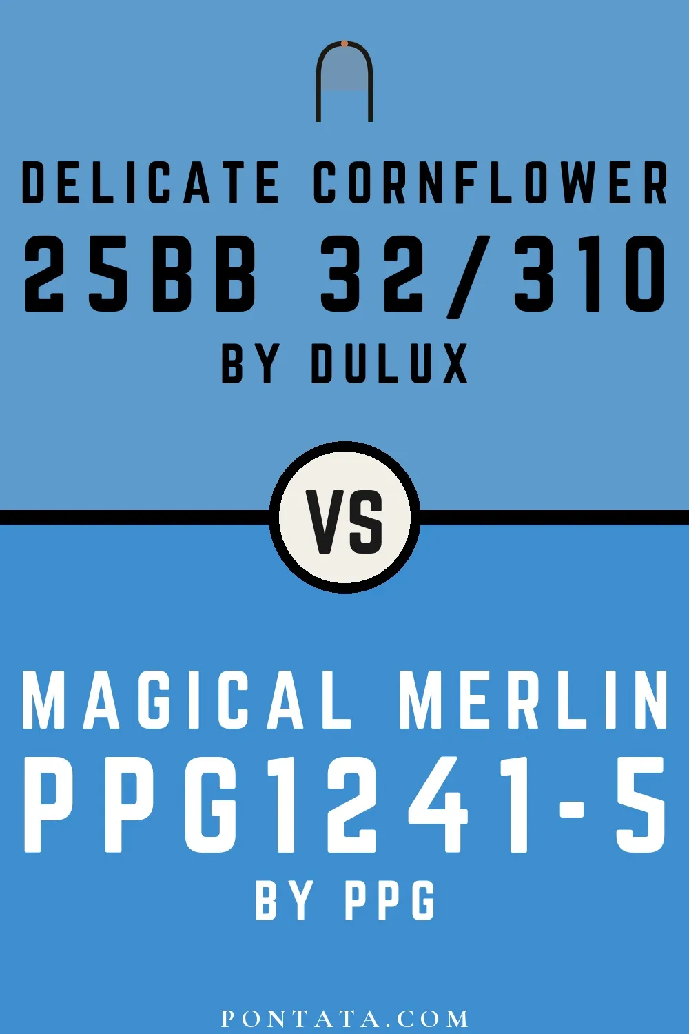 Delicate Cornflower vs Magical Merlin