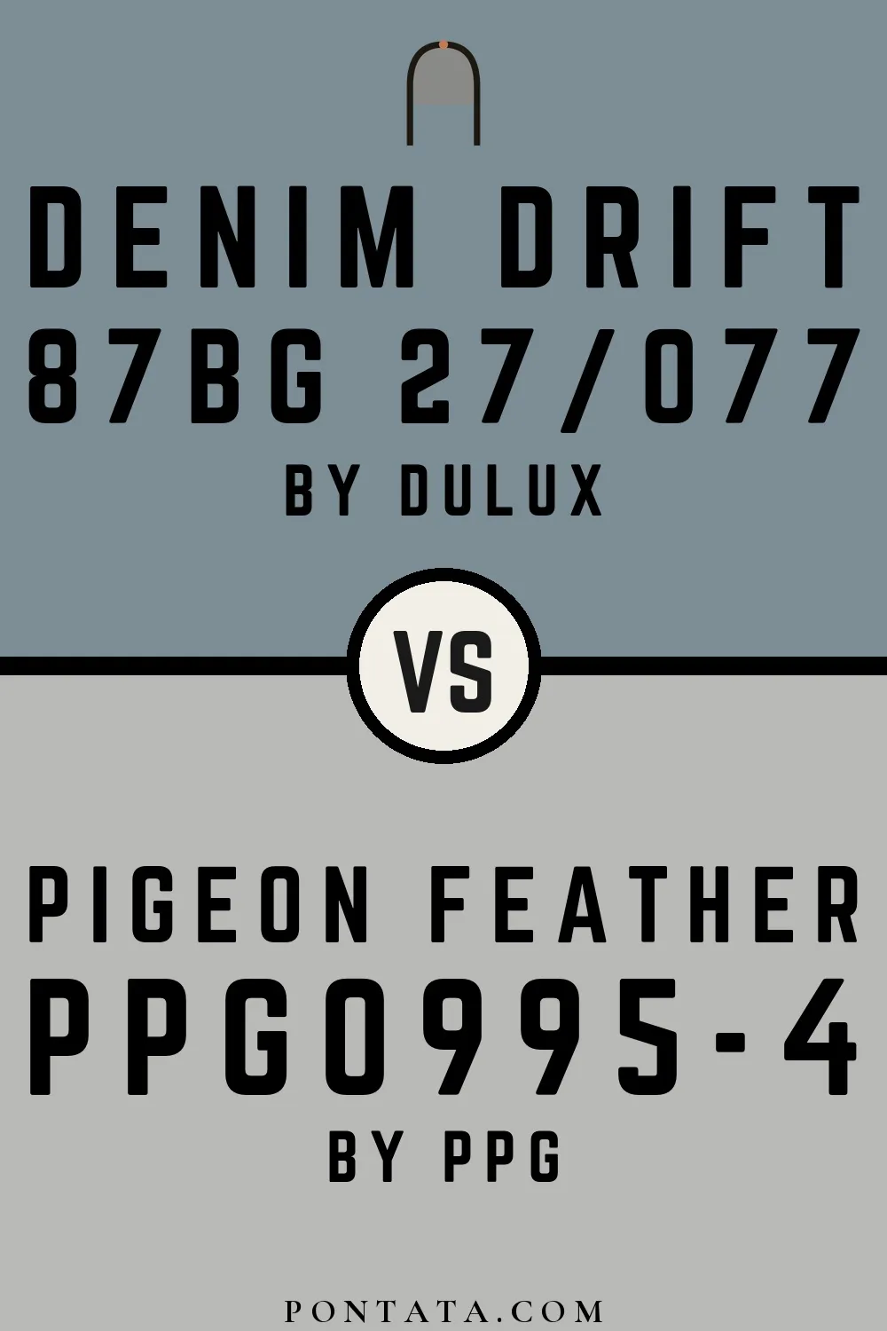 Denim Drift vs Pigeon Feather