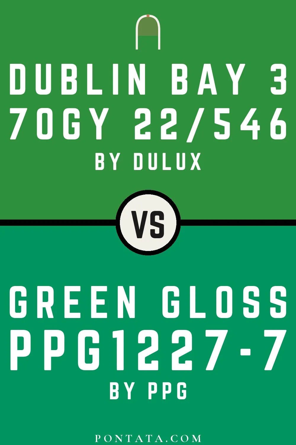 Dublin Bay 3 vs Green Gloss
