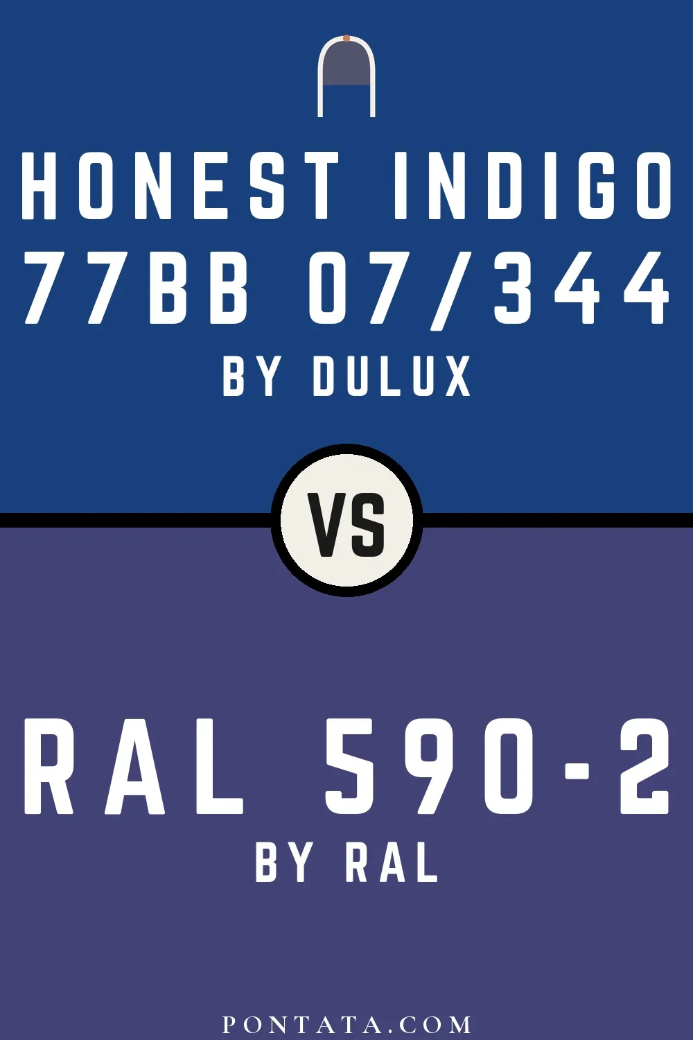 Honest Indigo vs RAL 590-2