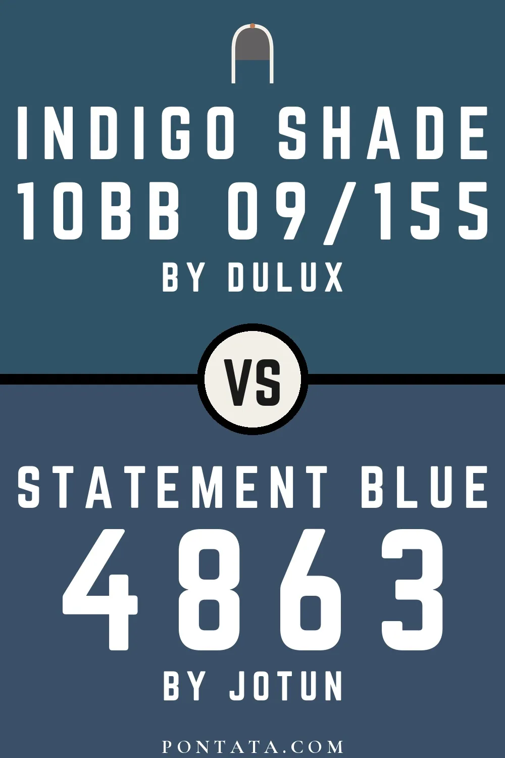 Indigo Shade vs Statement Blue