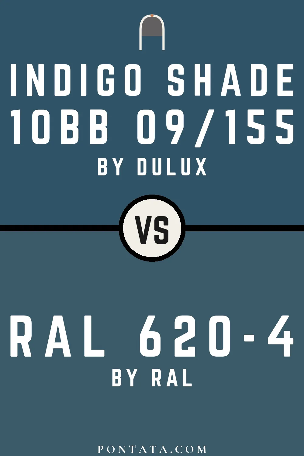 Indigo Shade vs RAL 620-4