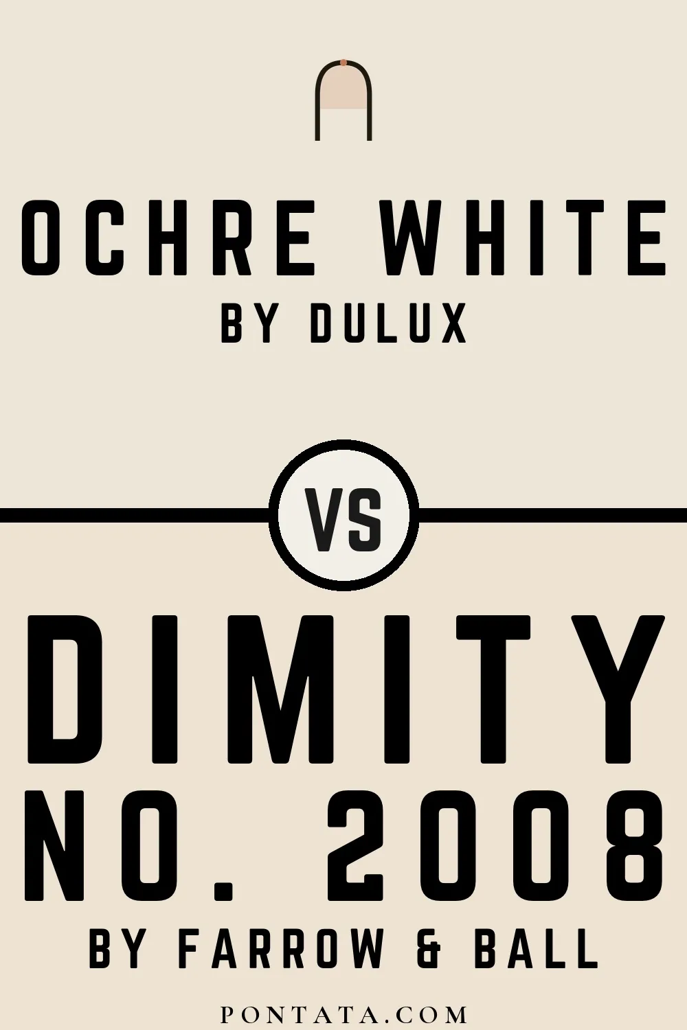 Ochre White vs Dimity