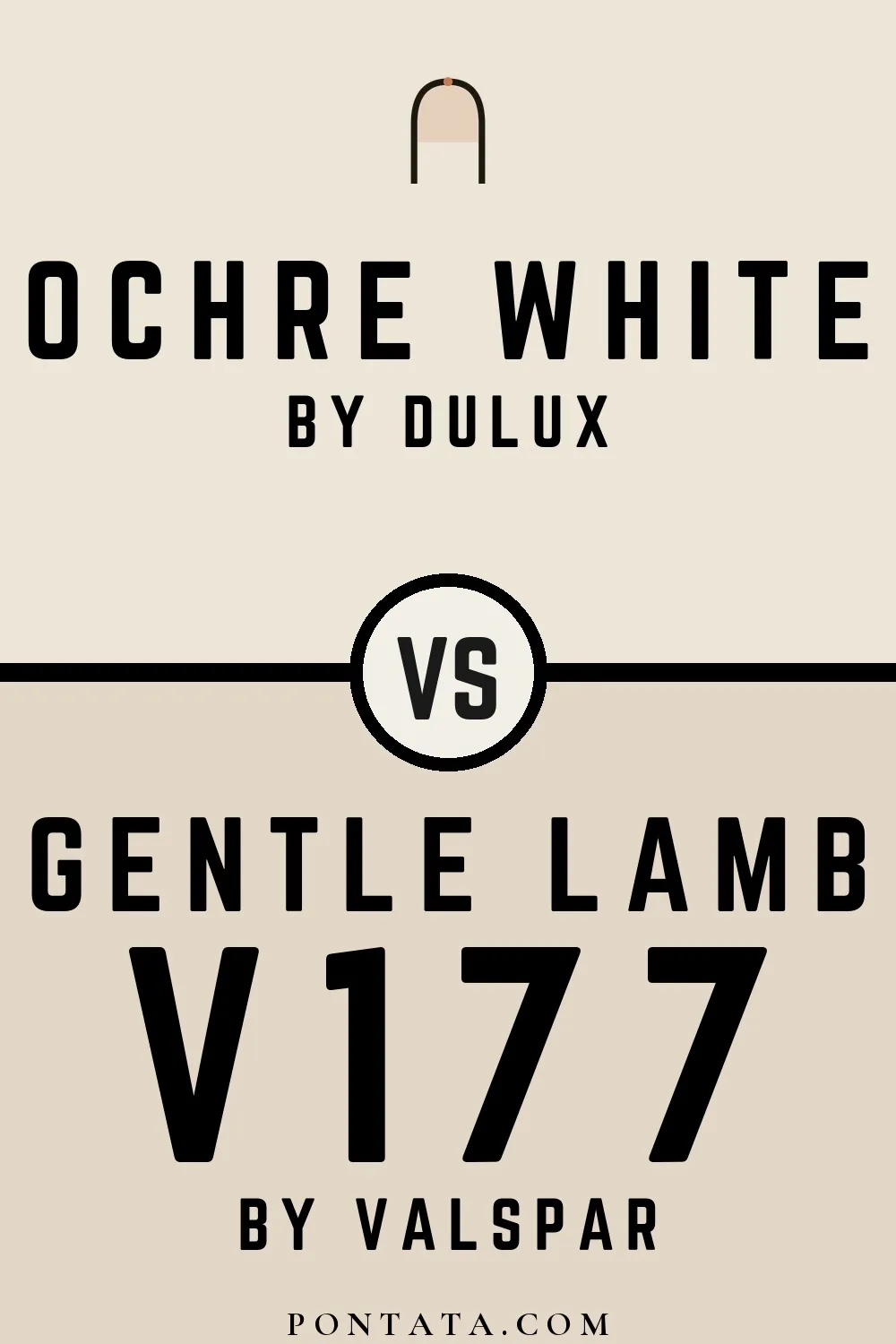 Ochre White vs Gentle Lamb