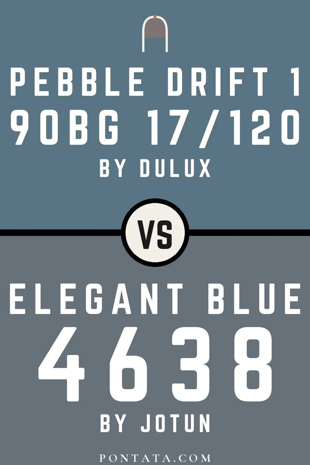 Pebble Drift 1 vs Elegant Blue