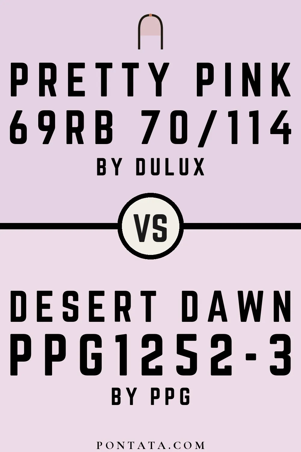 Pretty Pink vs Desert Dawn
