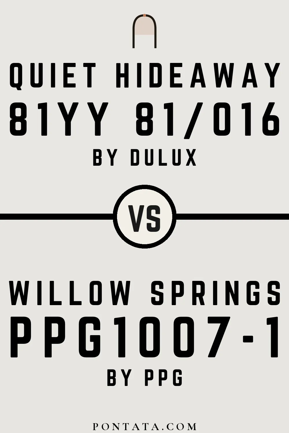 Quiet Hideaway vs Willow Springs