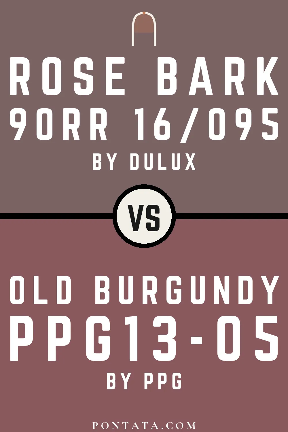 Rose Bark vs Old Burgundy