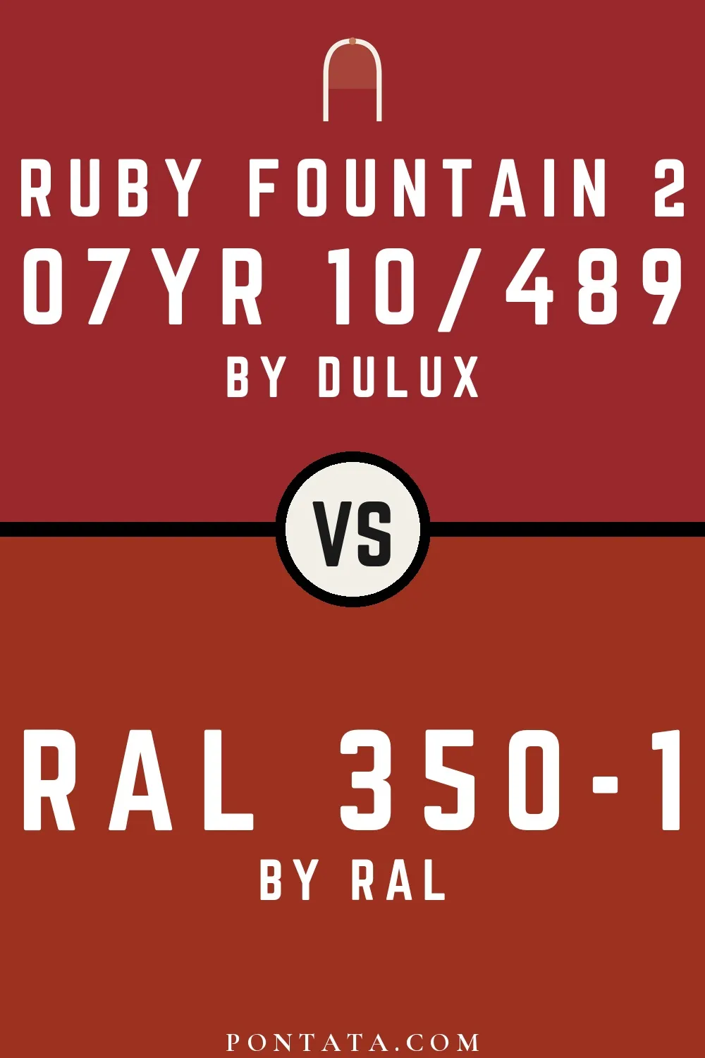 Ruby Fountain 2 vs RAL 350-1