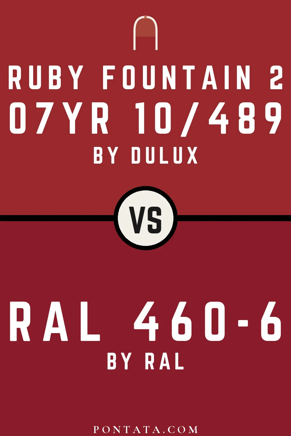 Ruby Fountain 2 vs RAL 460-6
