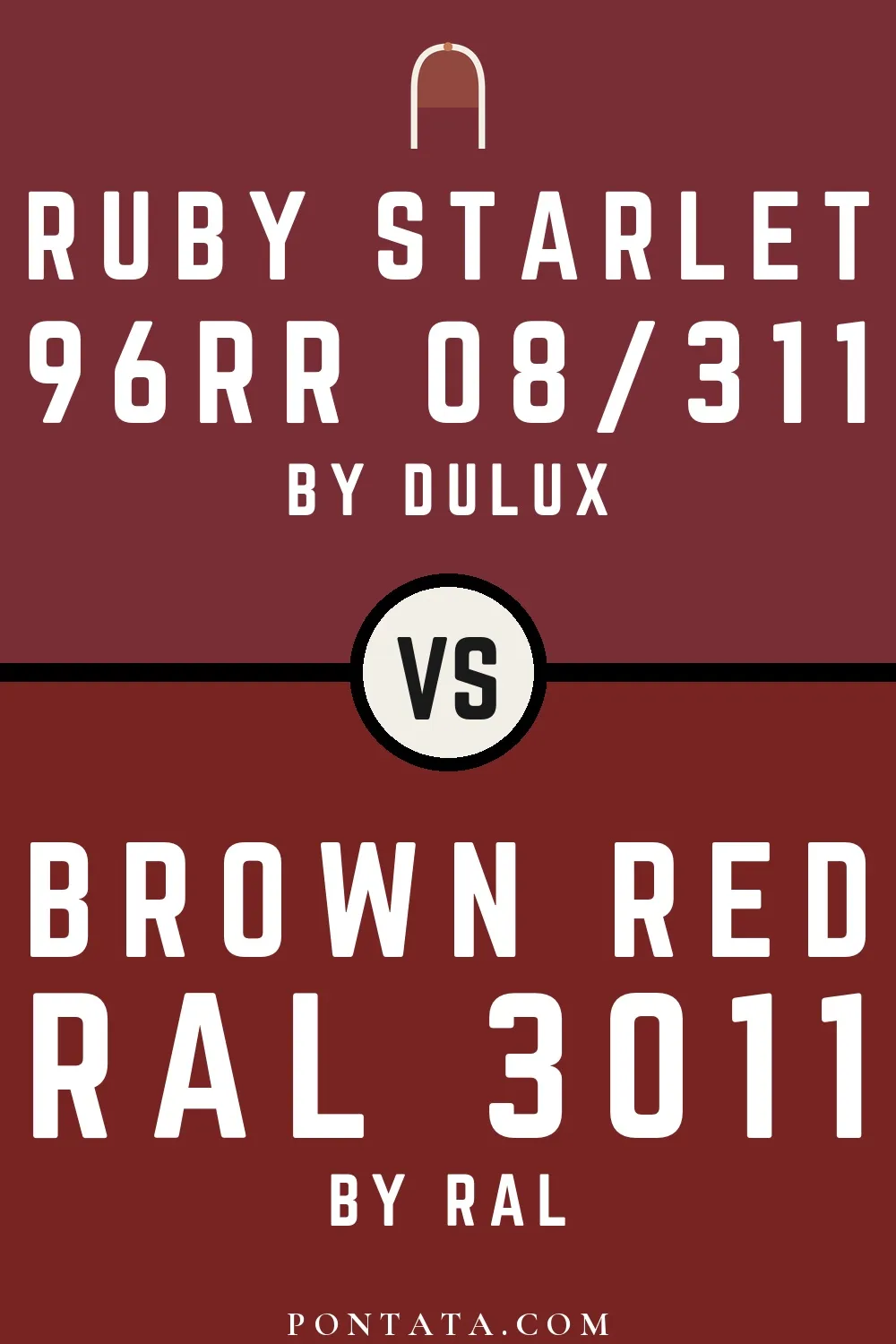 Ruby Starlet vs Brown red
