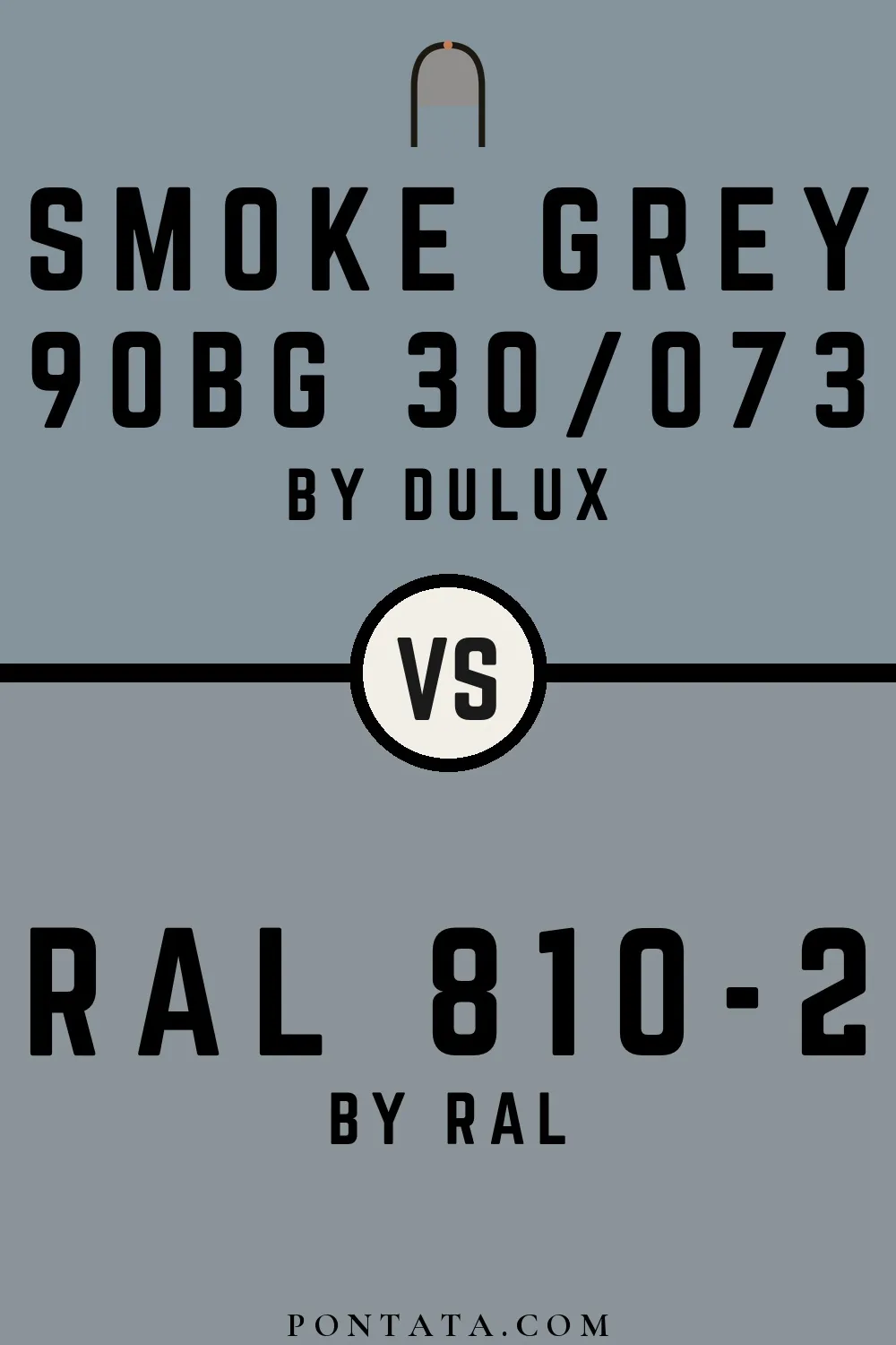 Smoke Grey vs RAL 810-2