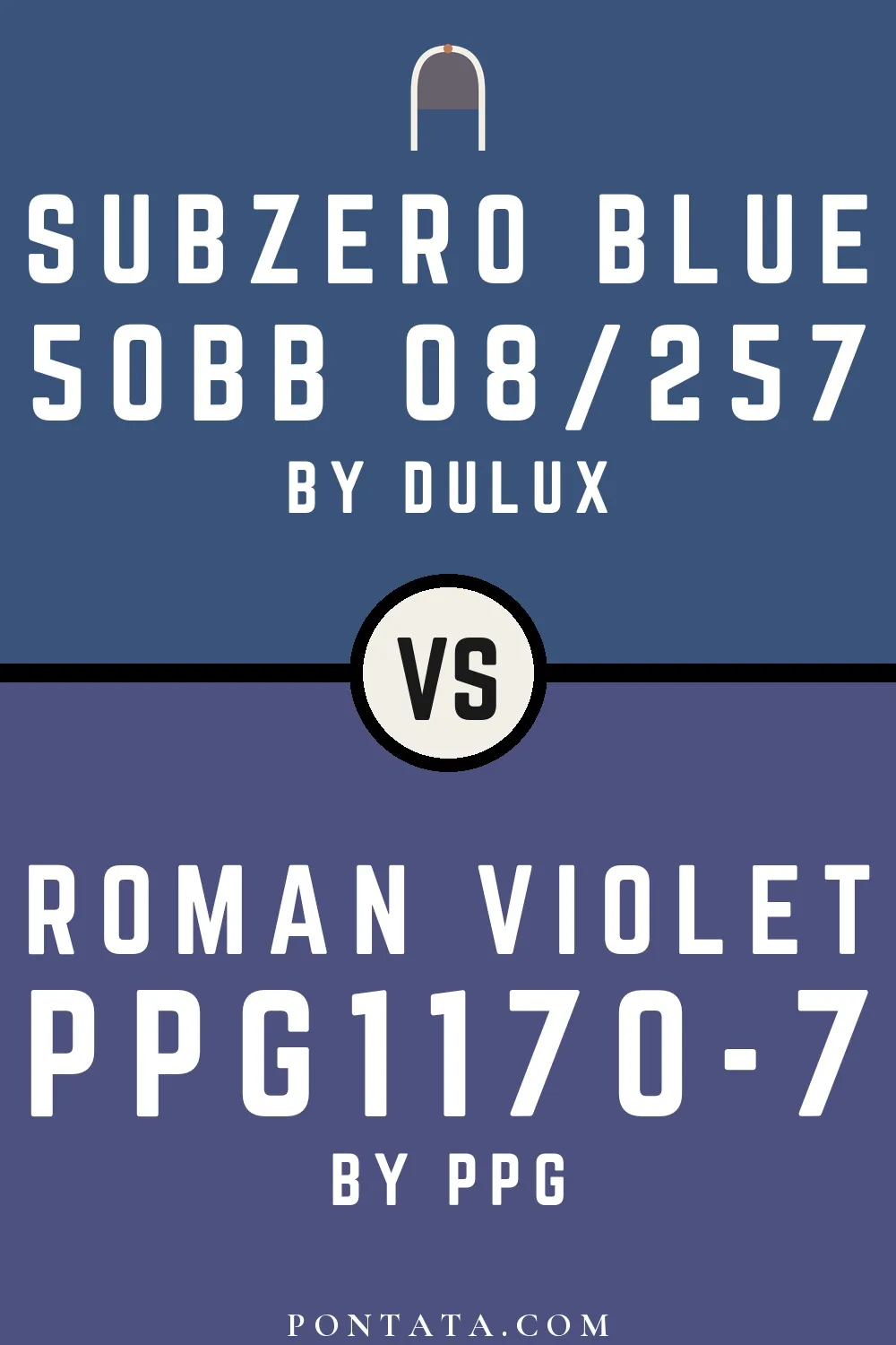 Subzero Blue vs Roman Violet