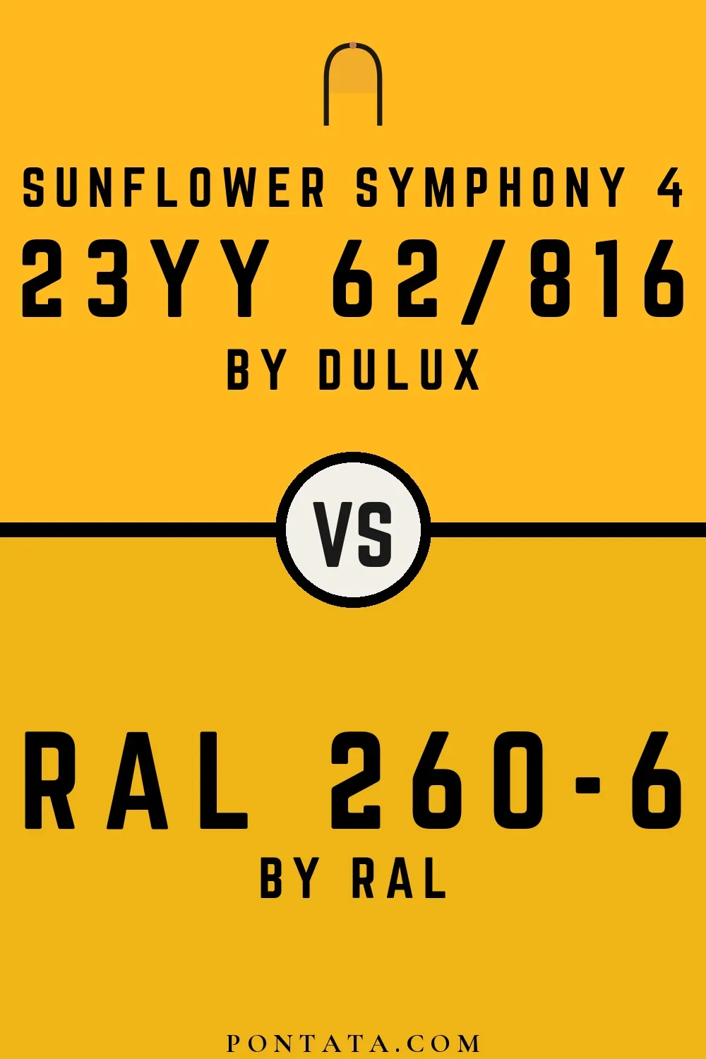 Sunflower Symphony 4 vs RAL 260-6