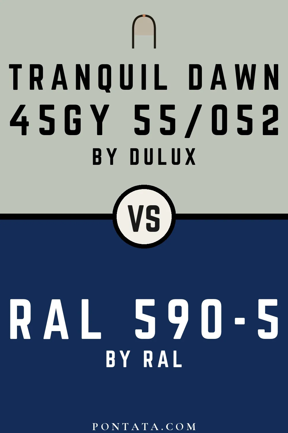 Tranquil Dawn vs RAL 590-5