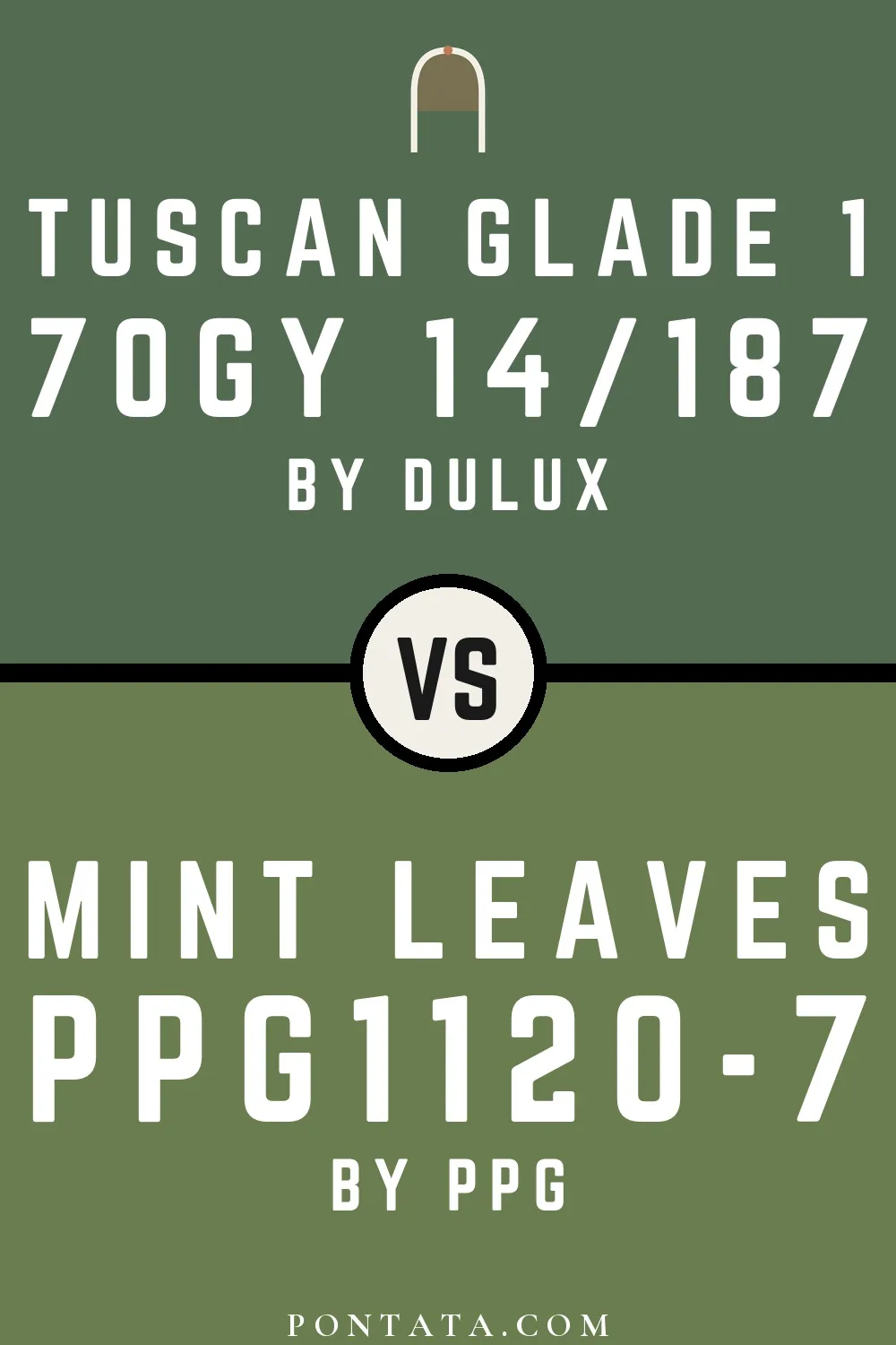 Tuscan Glade 1 vs Mint Leaves