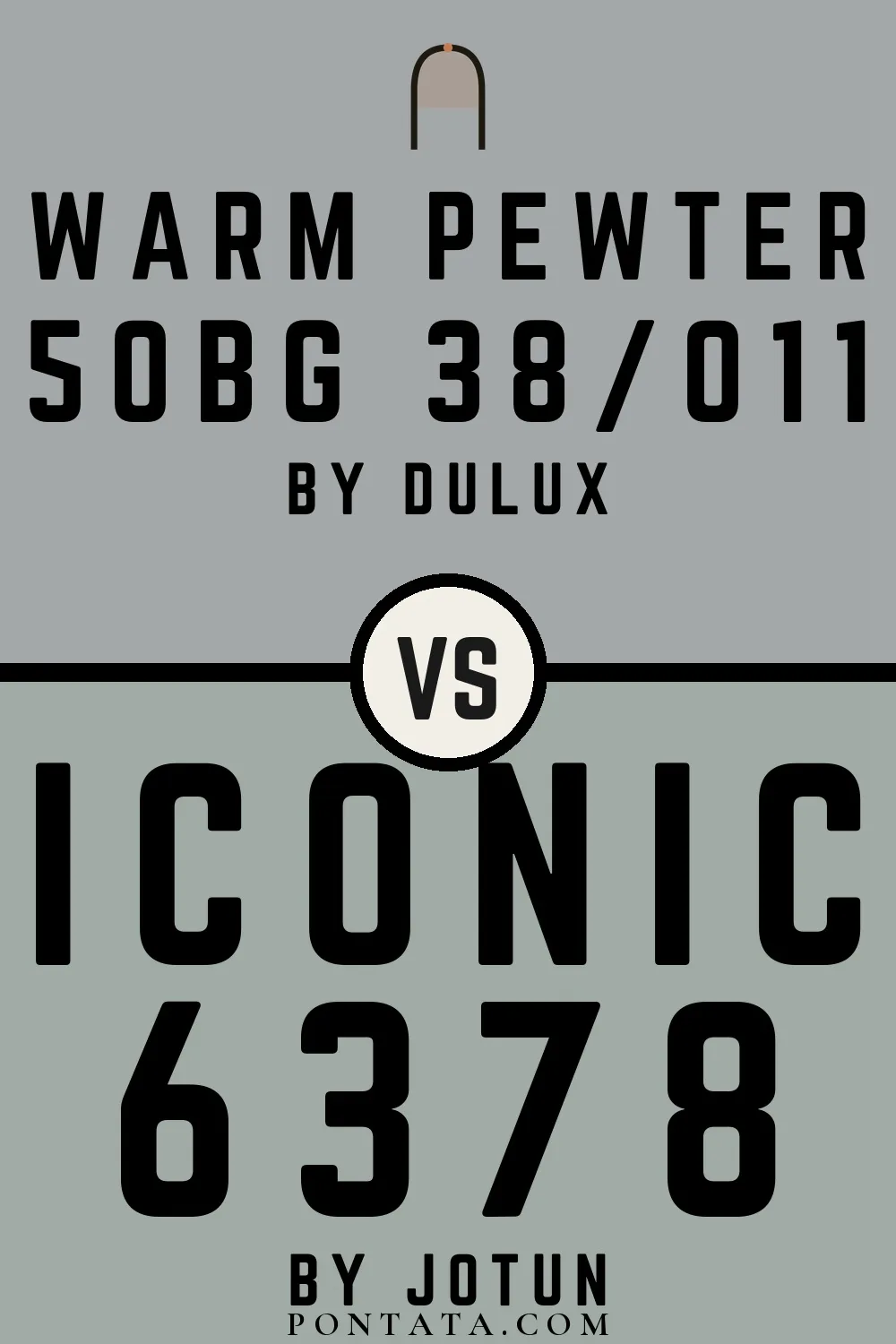 Warm Pewter vs Iconic