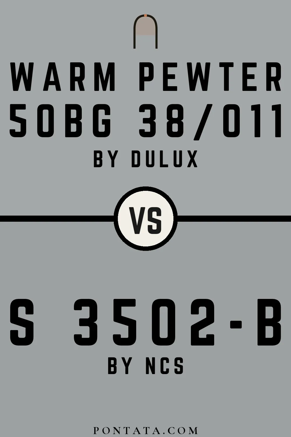 Warm Pewter vs S 3502-B