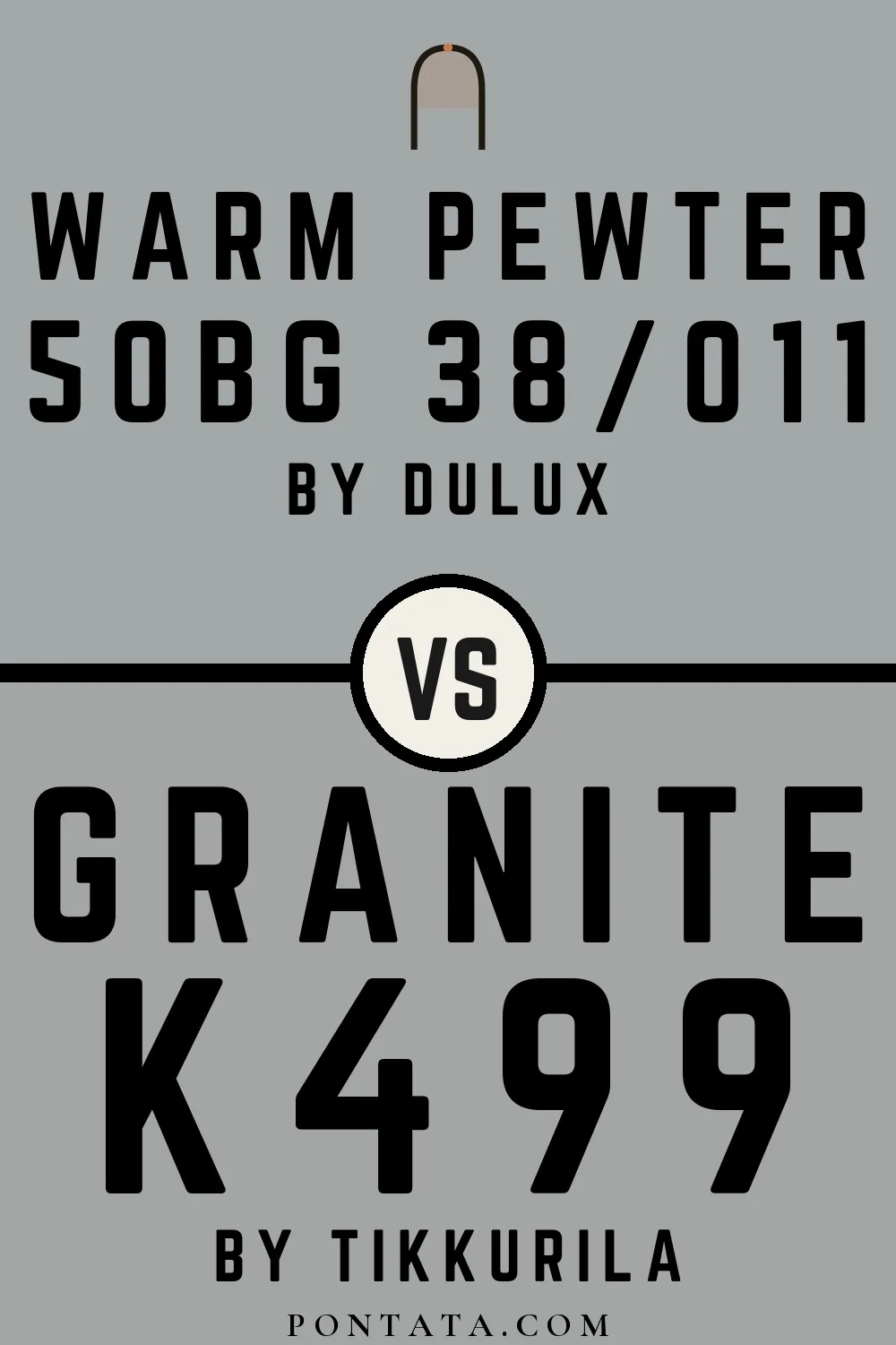 Warm Pewter vs Granite