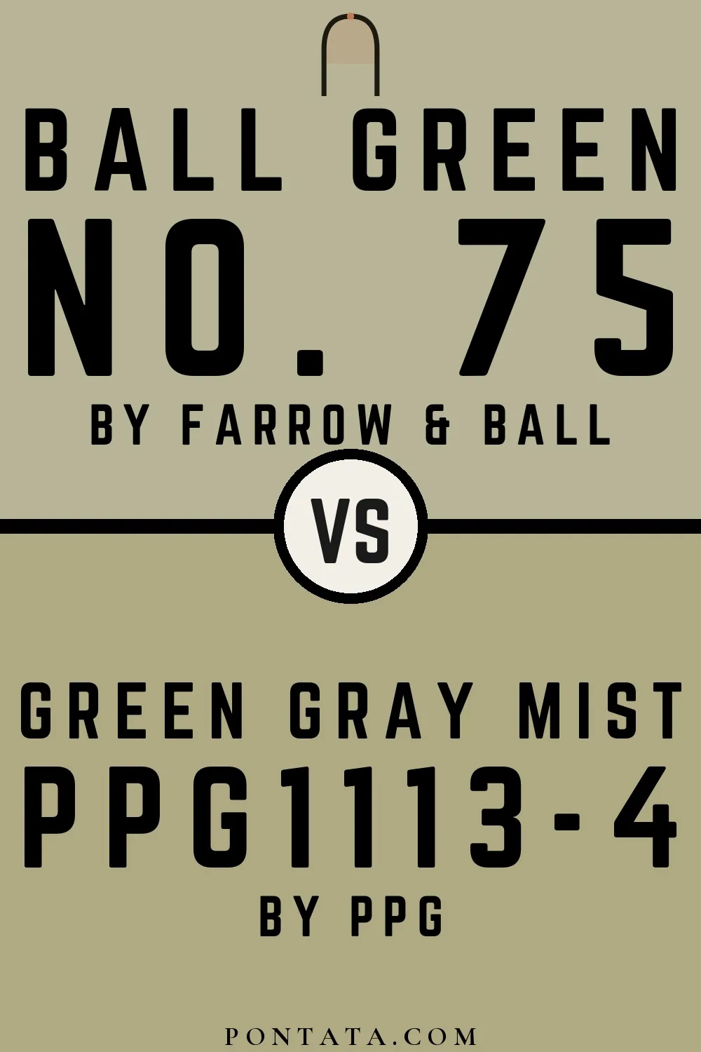 Ball Green vs Green Gray Mist