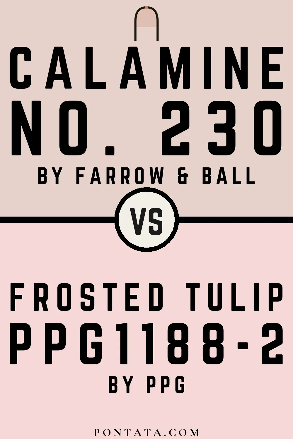 Calamine vs Frosted Tulip