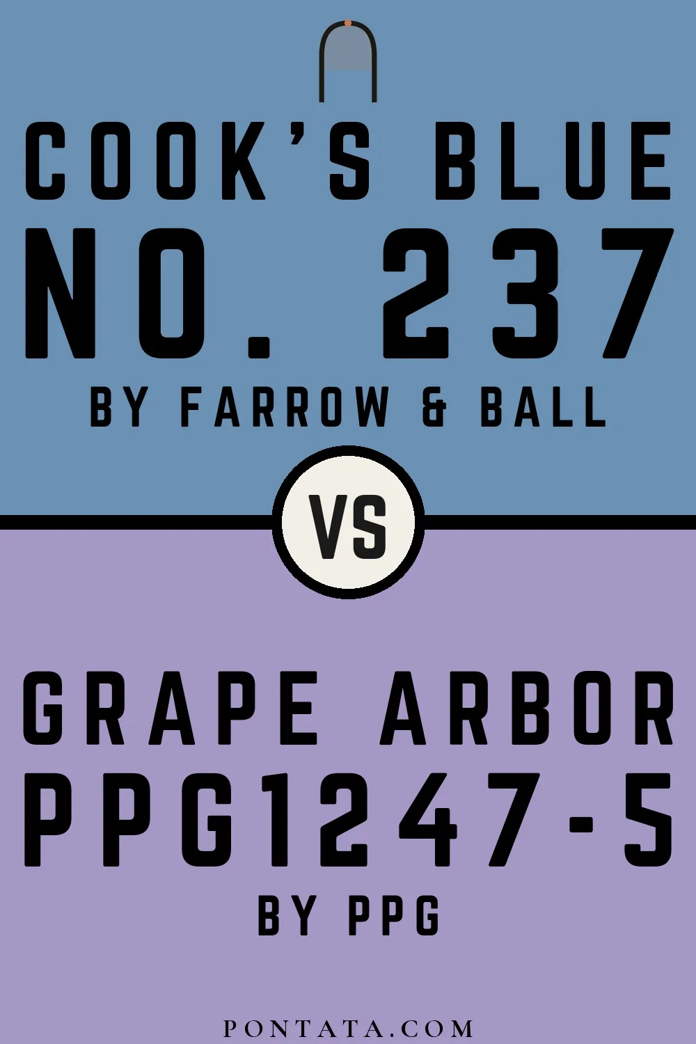 Cook's Blue vs Grape Arbor