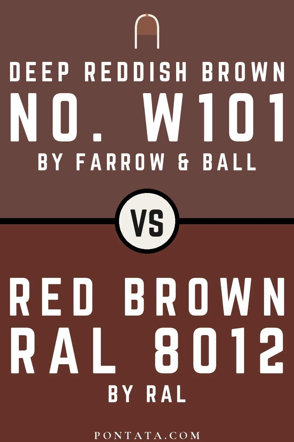 Deep Reddish Brown vs Red brown
