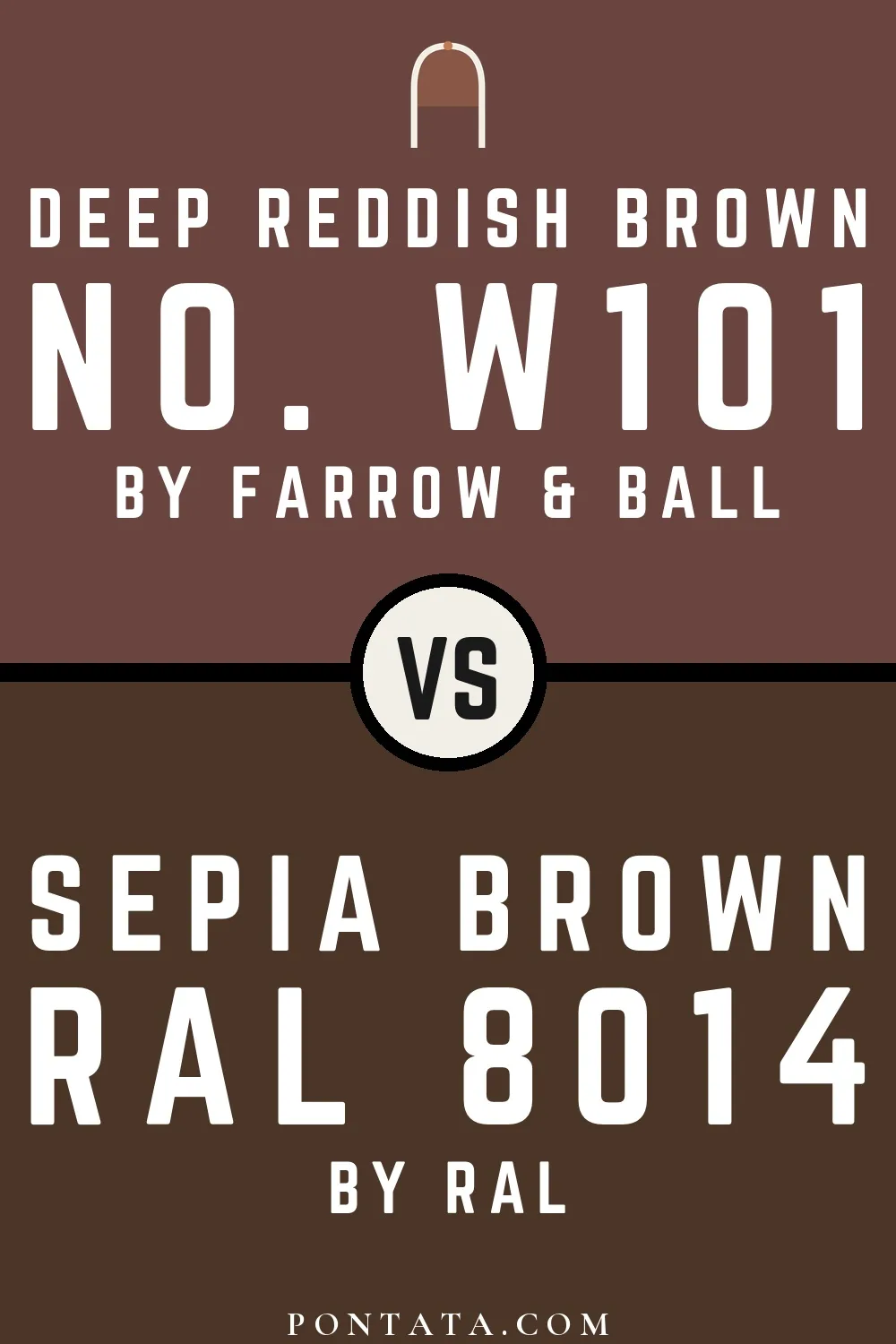 Deep Reddish Brown vs Sepia brown