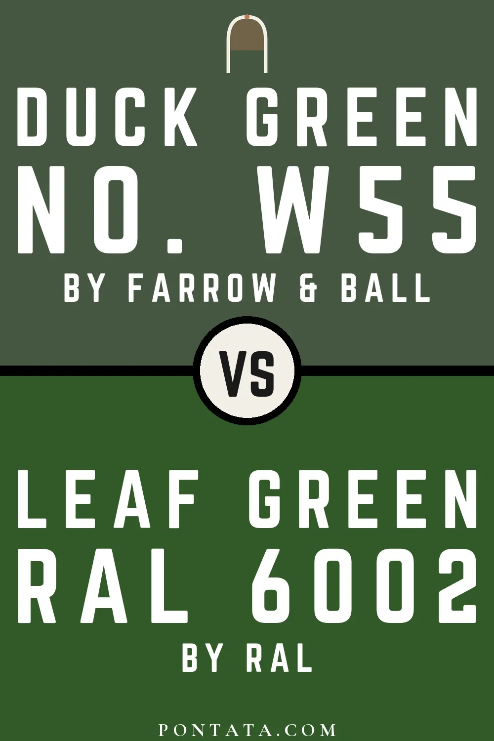 Duck Green vs Leaf green