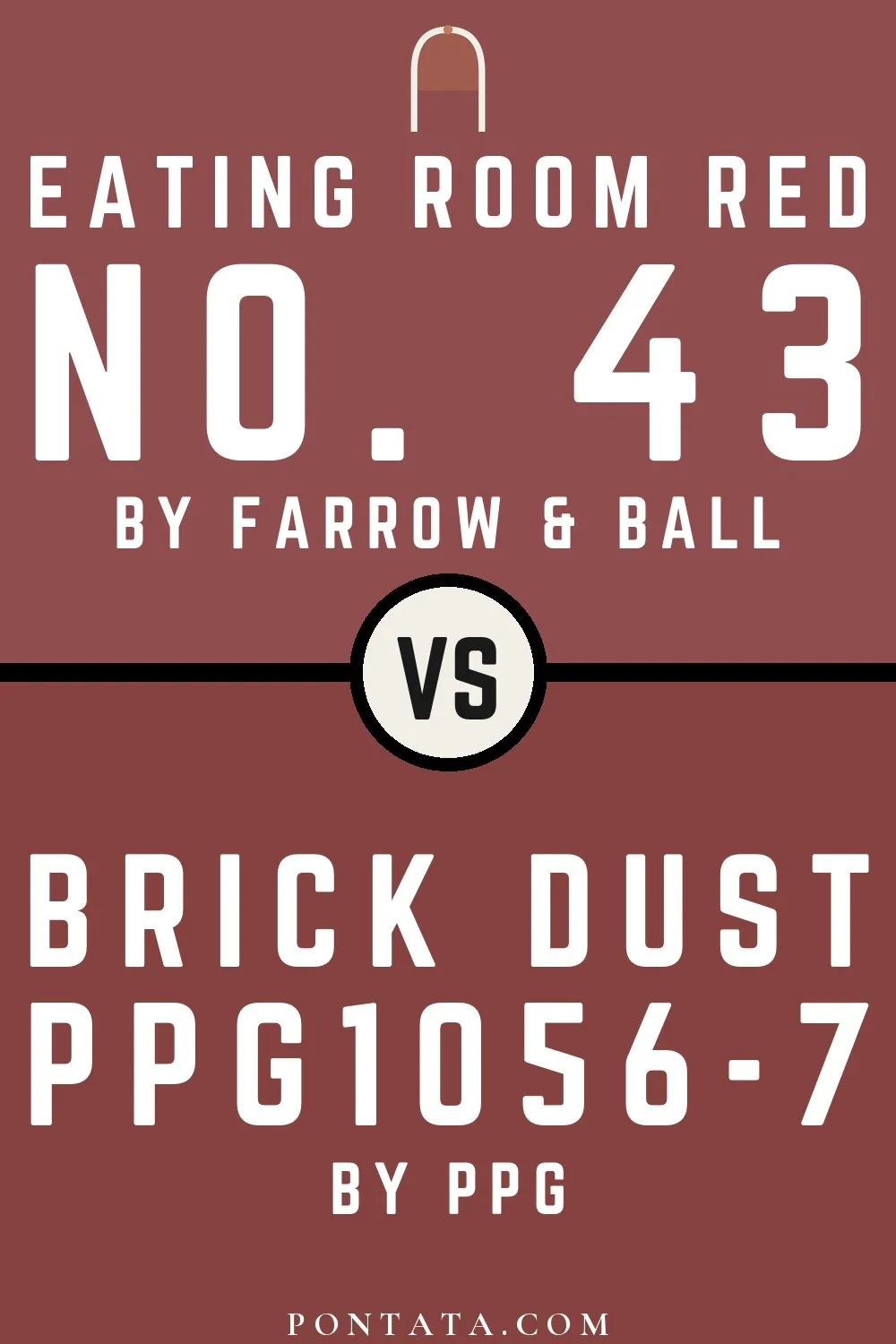 Eating Room Red vs Brick Dust