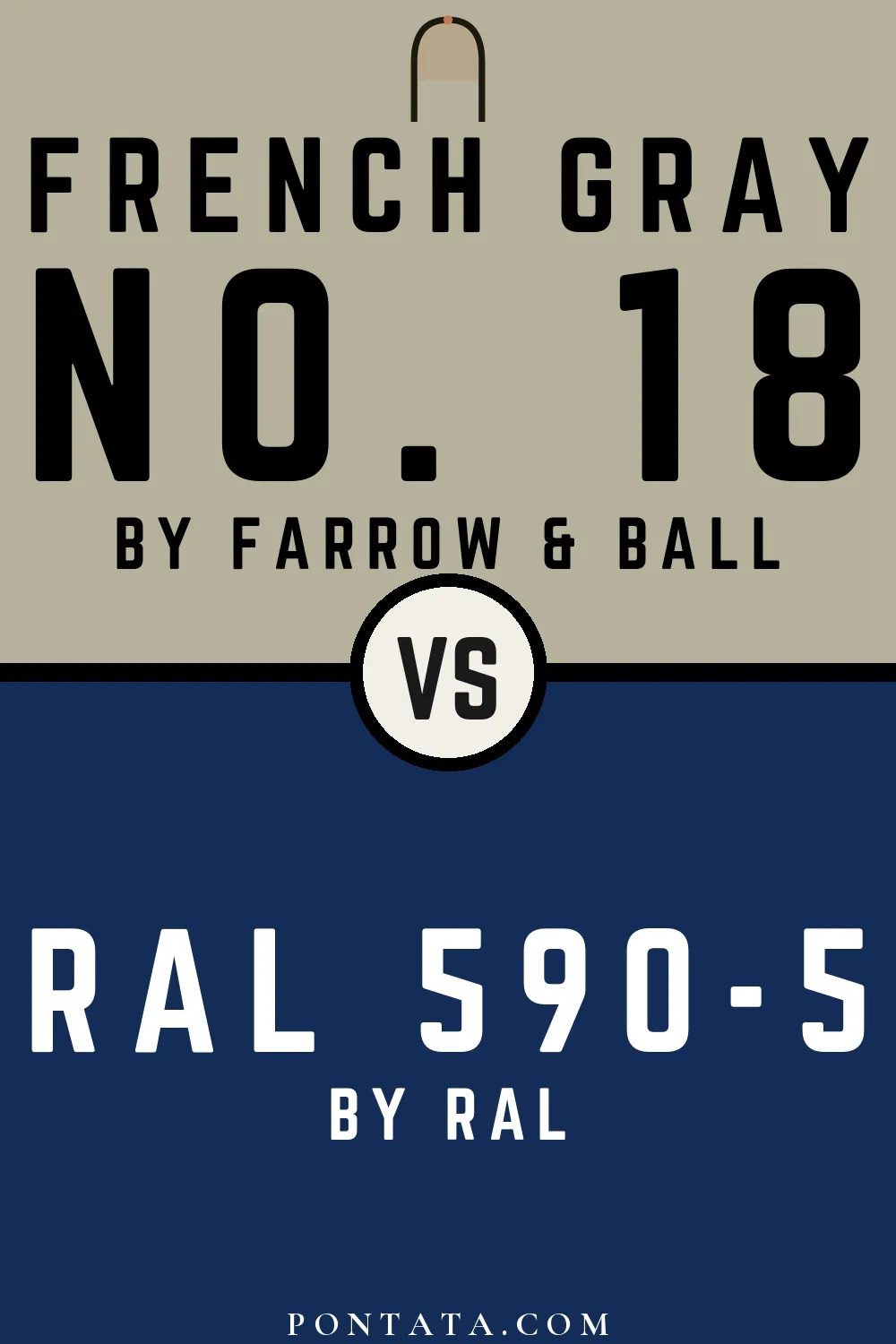 French Gray vs RAL 590-5