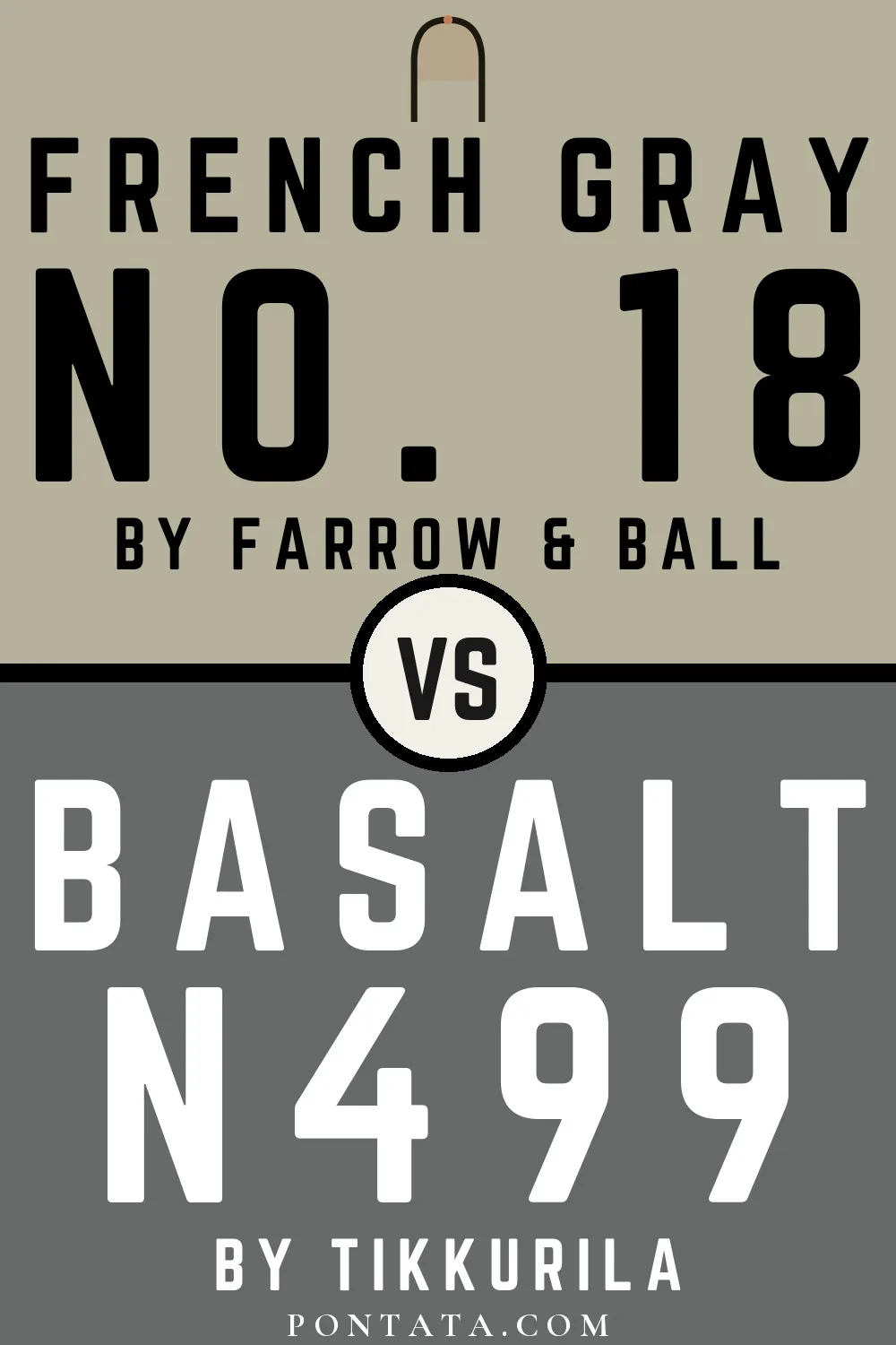 French Gray vs Basalt