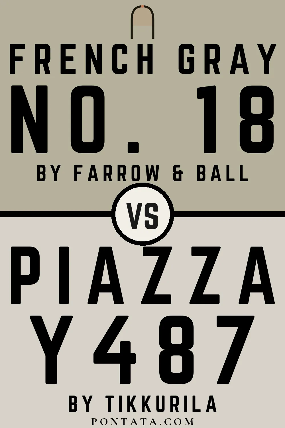 French Gray vs Piazza