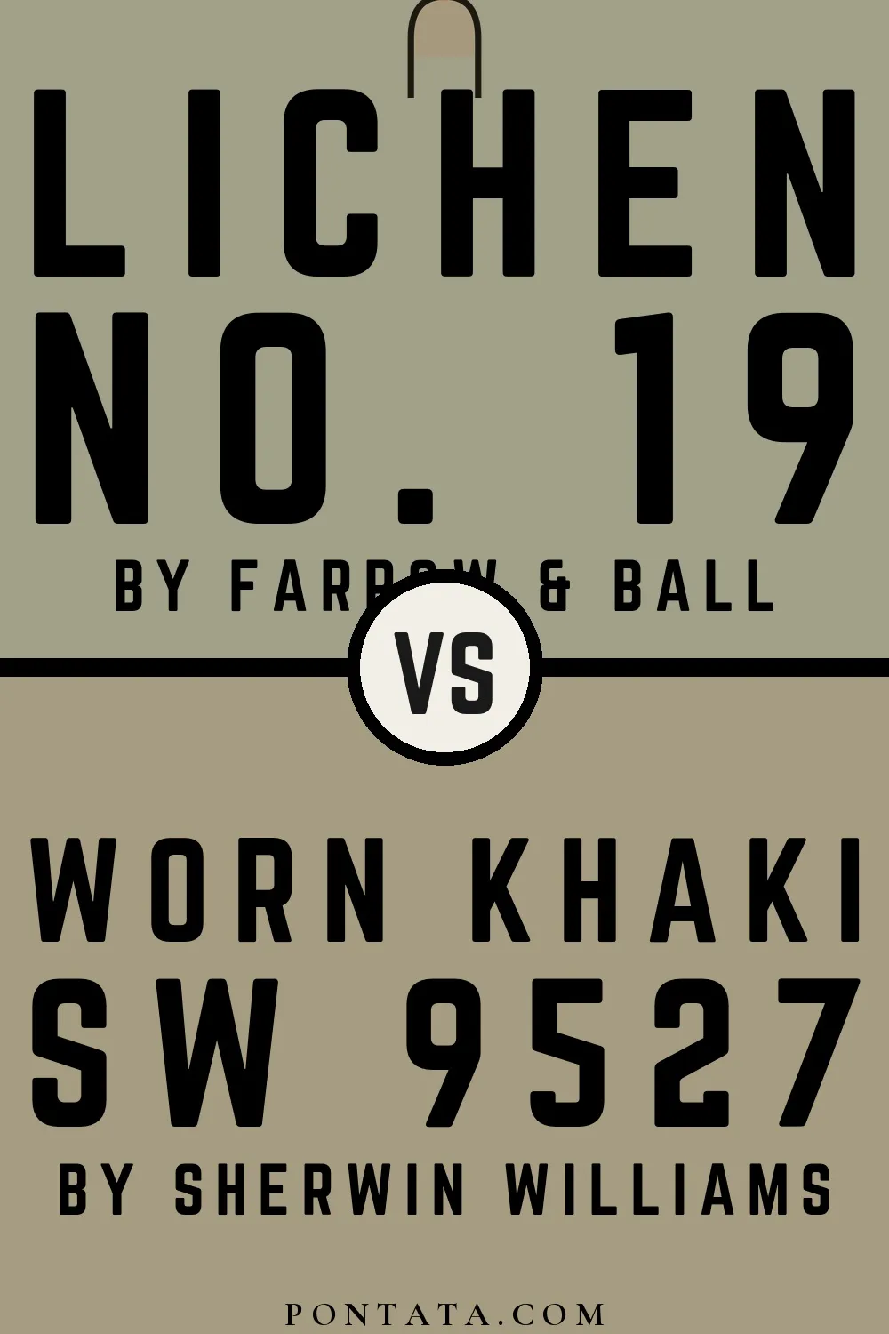 Lichen vs Worn Khaki