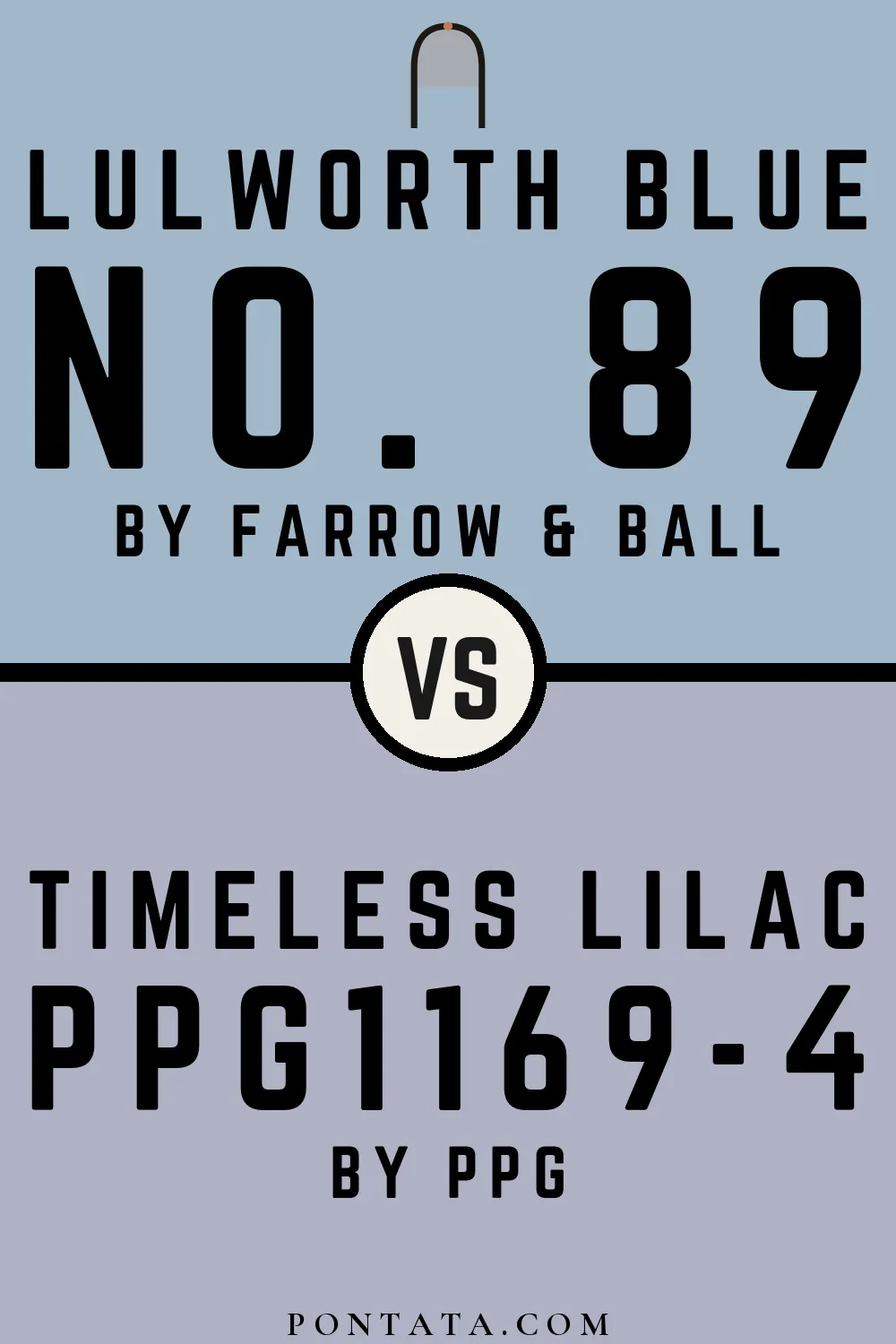 Lulworth Blue vs Timeless Lilac