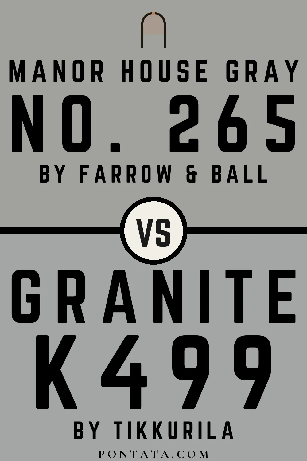 Manor House Gray vs Granite