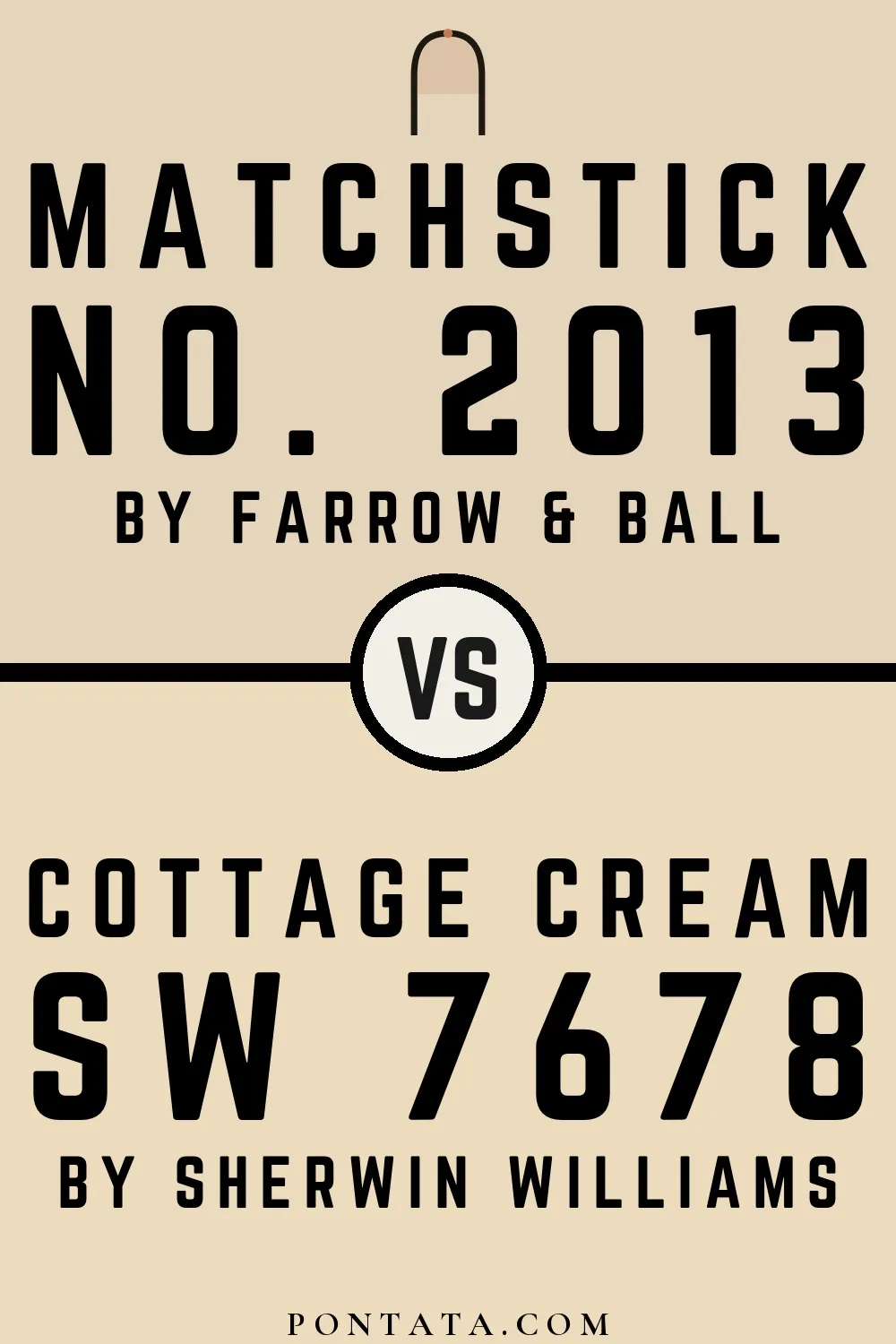 Matchstick vs Cottage Cream