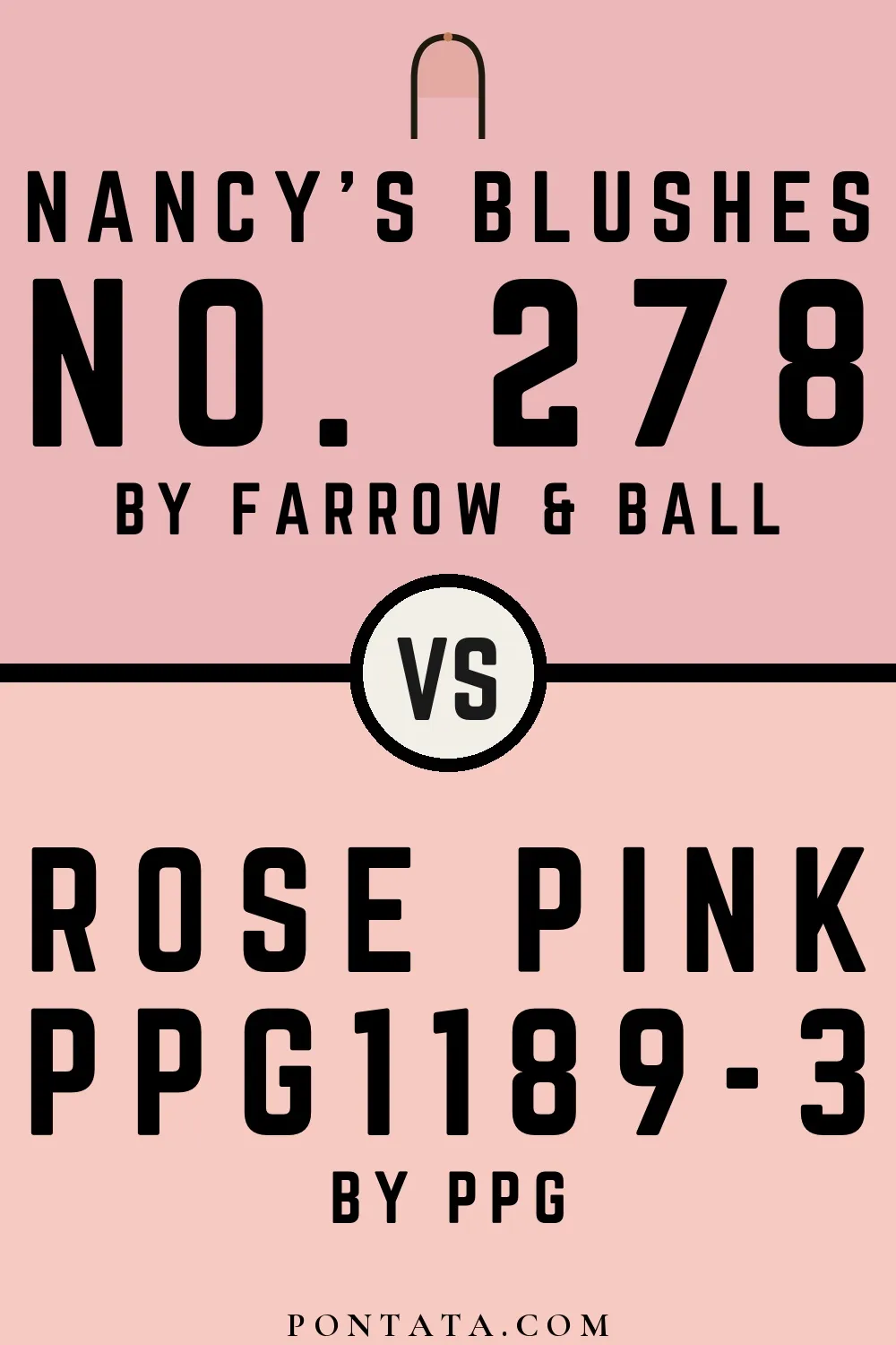 Nancy's Blushes vs Rose Pink