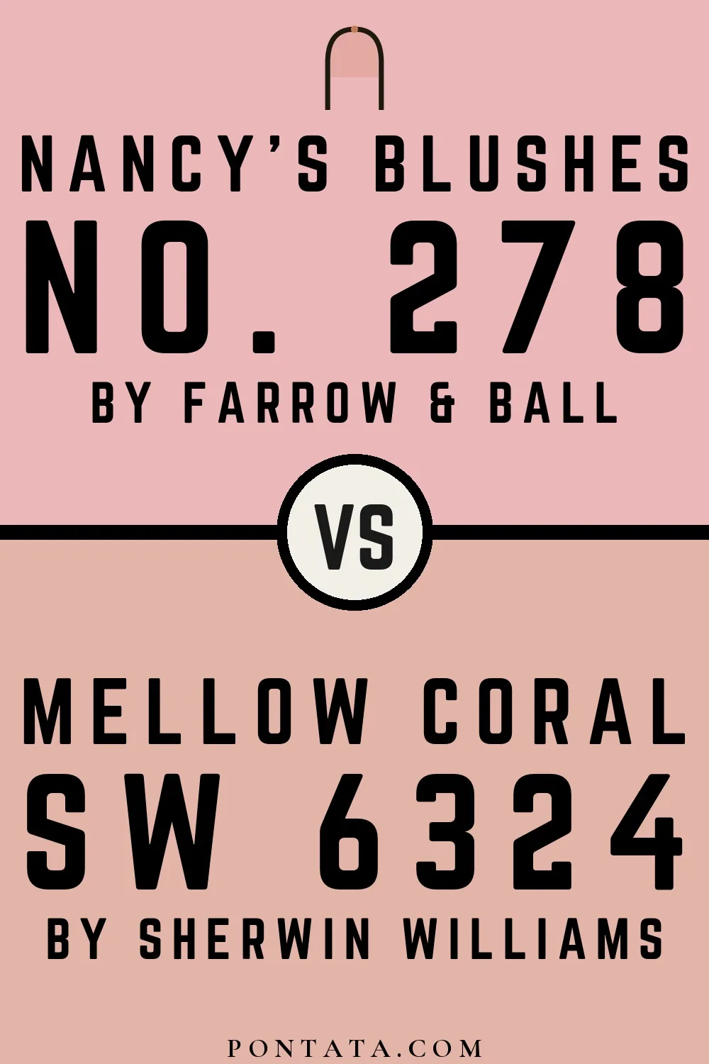 Nancy's Blushes vs Mellow Coral