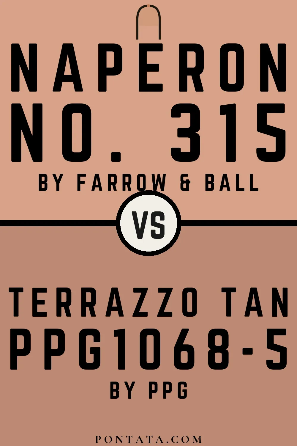 Naperon vs Terrazzo Tan