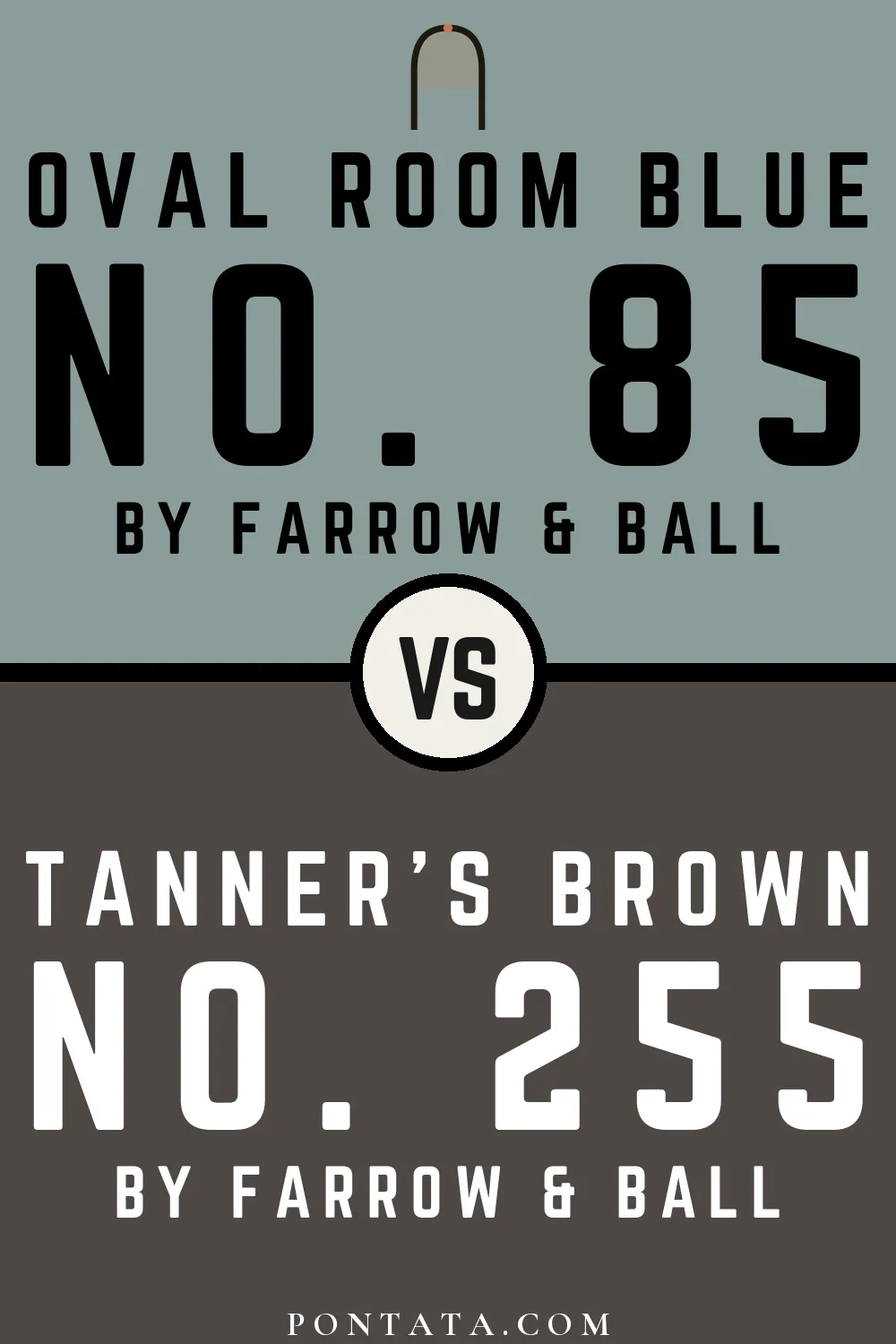 Oval Room Blue vs Tanner's Brown