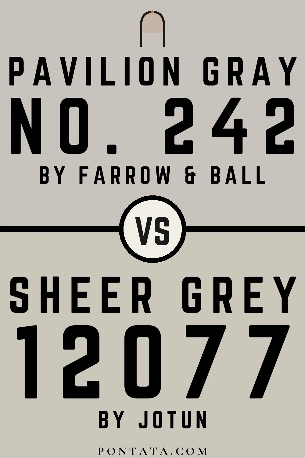 Pavilion Gray vs Sheer Grey
