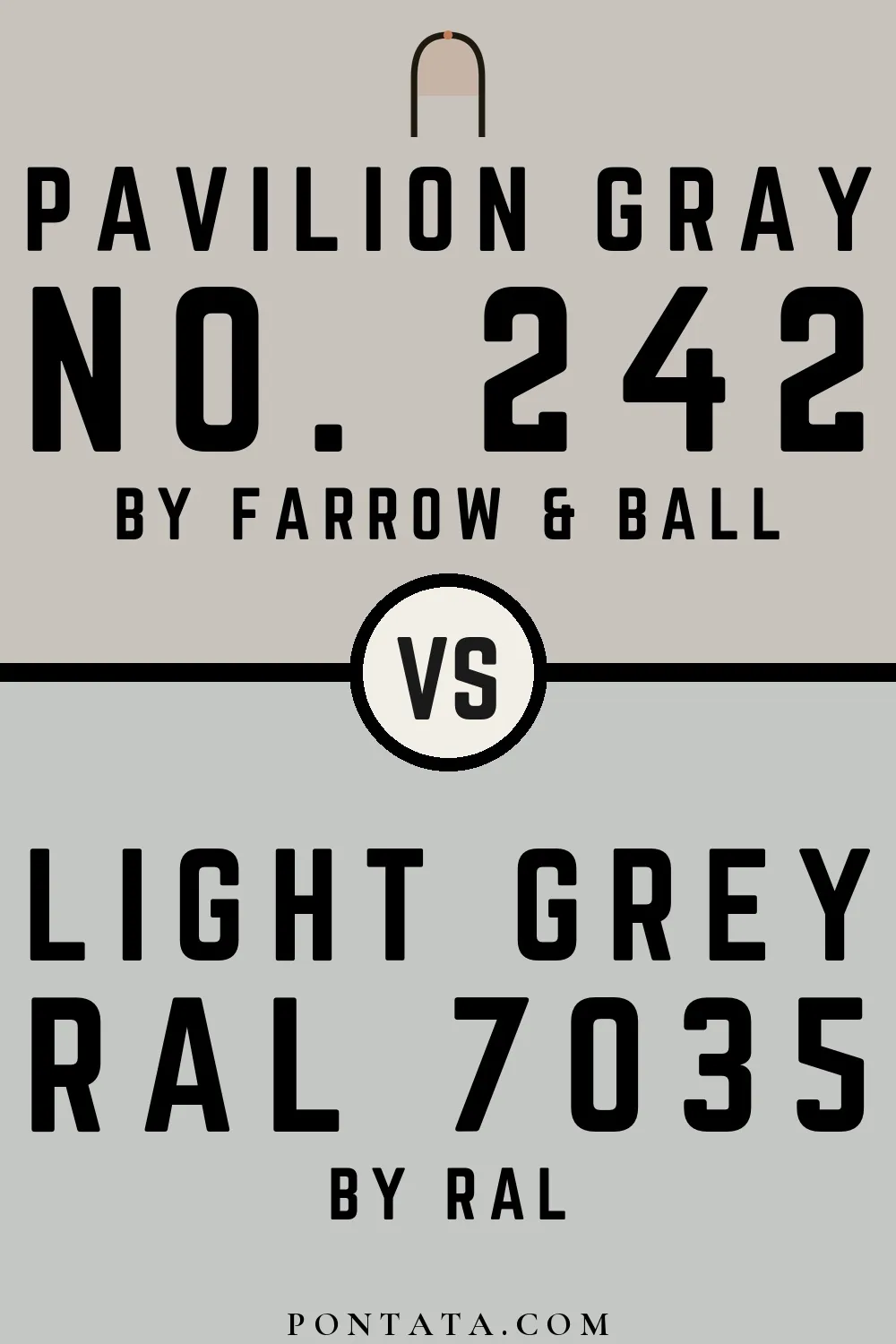 Pavilion Gray vs Light grey