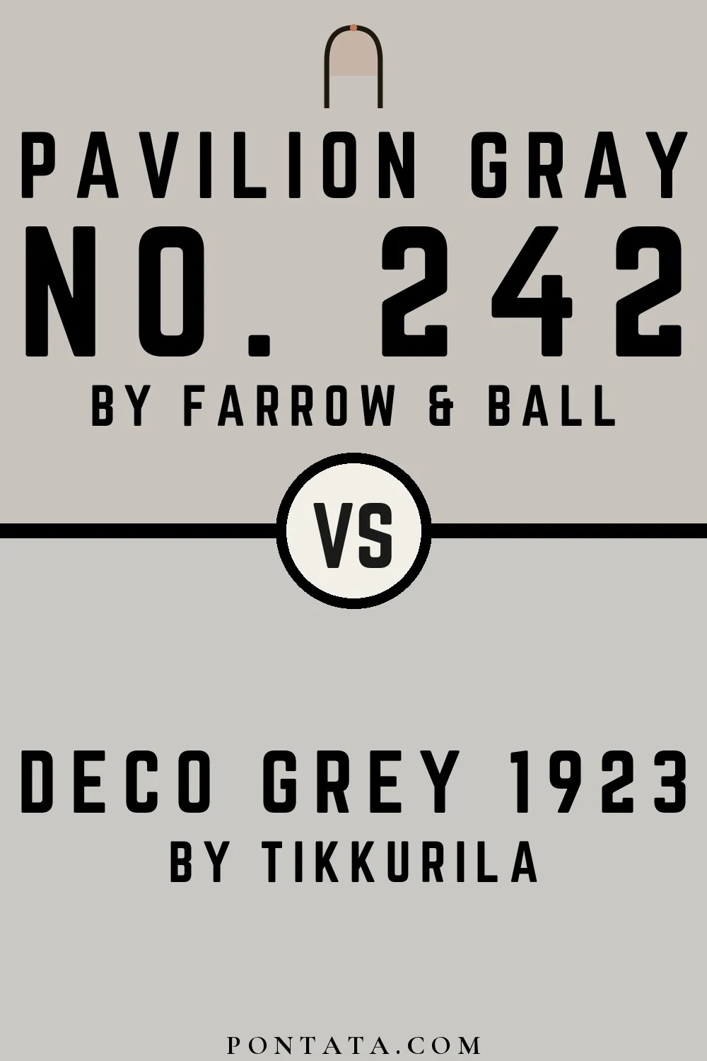 Pavilion Gray vs Deco Grey 1923