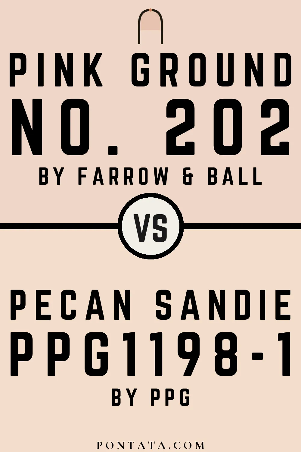 Pink Ground vs Pecan Sandie